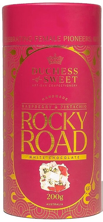 Duchess of Sweet Raspberry & Pistachio White Chocolate Rocky Road 200g