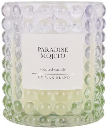 NEW Paradise Mojito Ombre Bubble Soy Wax Blend Scented Candle