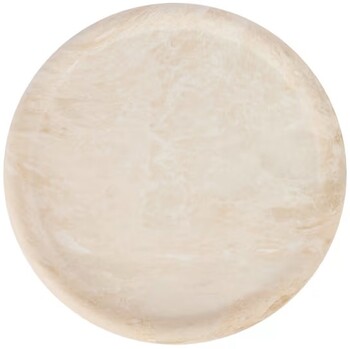 Round Marble Look Tray