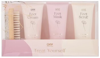 OXX Bodycare Mother's Day Treat Yourself Foot Care Set - Jasmine, Rose and Vanilla Scented