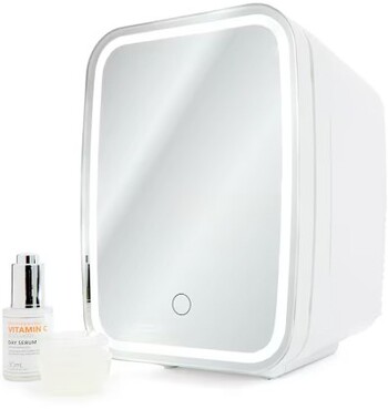 Cosmetics Cooler with Mirror