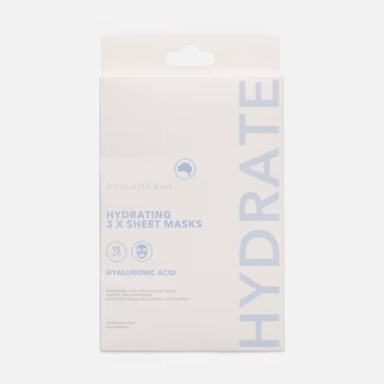 3 Pack Hydrating Sheet Masks - Hyaluronic Acid