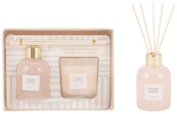 Mandarin and Neroli Blossom Reed Diffuser and Fragrant Candle Set