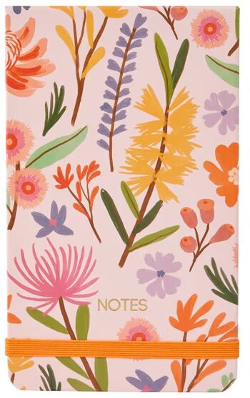Slim Hardcover Notepad - Floral