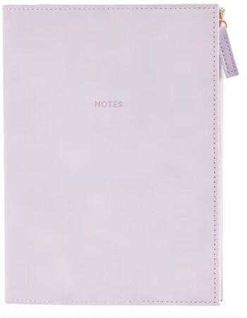 A5 Journal with Zip - Lilac