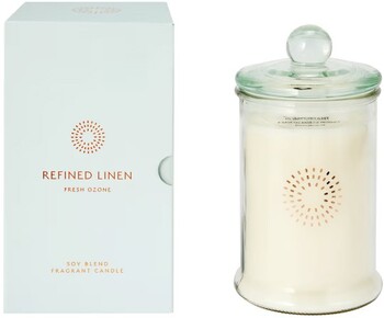 Refined Linen Fresh Ozone Soy Blend Fragrant Candle