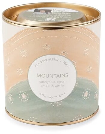 Mountains Soy Blend Fragrant Candle