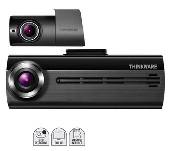 Thinkware F200 Series Full HD Dual Recording Wi-Fi Dash Cam 32GB