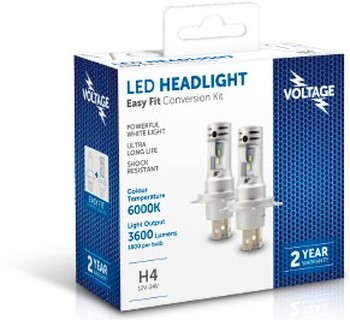 Voltage Easy Fit LED Headlight Globes