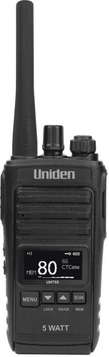 Uniden 5W 80CH UHF Splashproof CB Radio