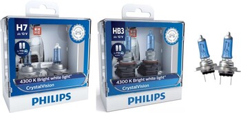 Philips CrystalVision Headlight Globes