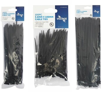 Voltage 100 Pack Cable Ties