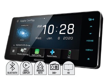 Kenwood 7” HD AV Head Unit with Apple Carplay & Android Auto