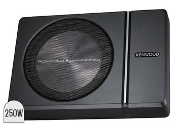Kenwood 8” Hideaway Compact Powered Subwoofer