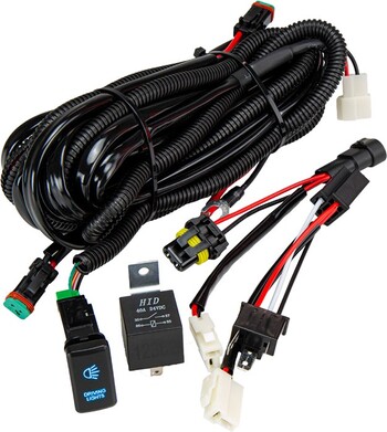 Rough Country Driving Light & Light Bar Wiring Harness