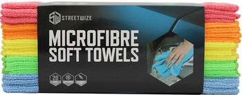 Streetwize 20 Piece Soft Microfibre Towels Pack