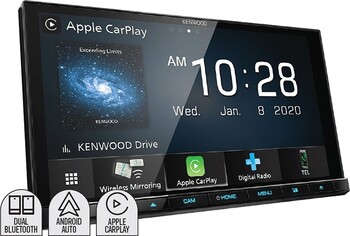 Kenwood 6.8” HD AV Head Unit with Carplay & Android Auto