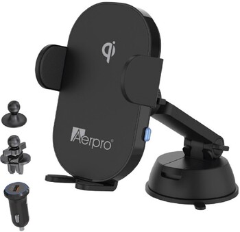 Aerpro 15W Wireless Charging Smartphone Holder Kit