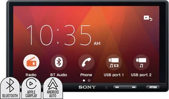 Sony 6.95” AV Head Unit with Apple Carplay & Android Auto + Dual Usb
