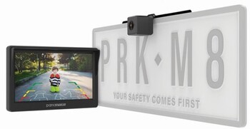 Parkmate 5” Dash Mount Reverse Monitor with Wireless Rear Camera