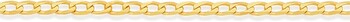 9ct Gold 55cm Solid Open Curb Chain