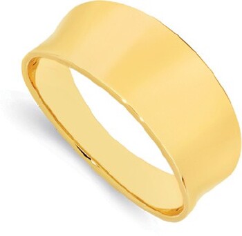 9ct Gold Concave Dress Ring