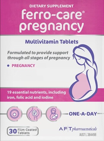 Ferro-Care Pregnancy Multivitamin 30 Tablets