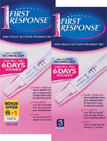 25% off First Response Selected Products