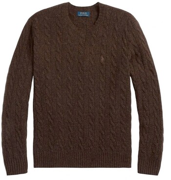 Polo Ralph Lauren Cable Knit Wool-Cashmere Sweater