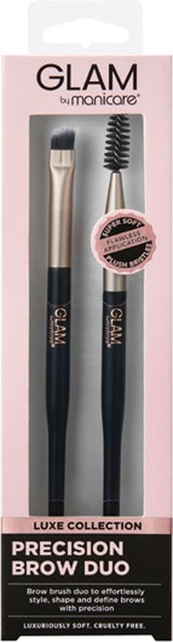 Manicare Glam Precision Brow Duo Brushes