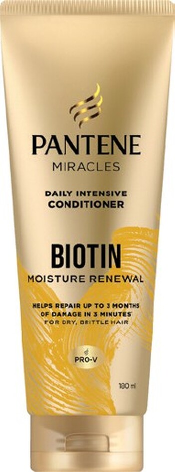 Pantene Miracles Biotin Moisture Renewal Daily Intensive Conditioner 180mL