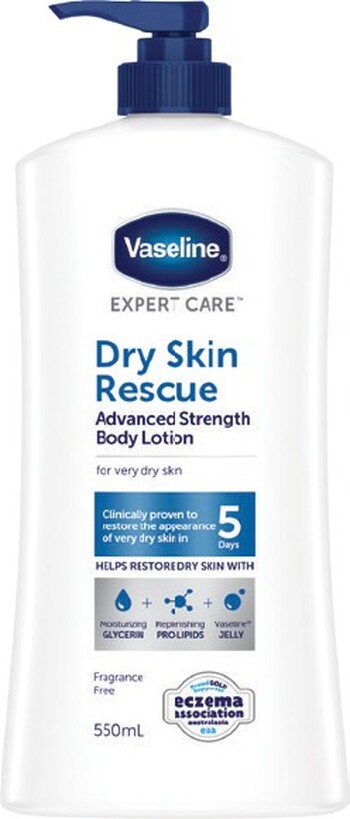 Vaseline Expert Care Dry Skin Rescue Body Lotion 550mL