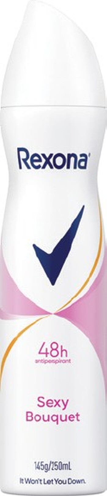 Rexona Women Antiperspirant Deodorant Invisible Sexy Bouquet 250ml Aerosol