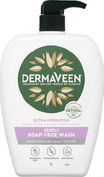 DermaVeen Gentle Soap Free Wash 1L