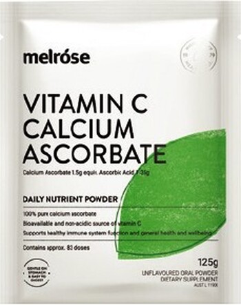 Melrose Vitamin C Calcium Ascorbate Powder 100g