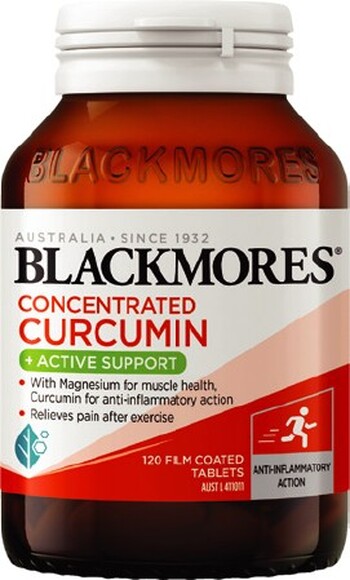 Blackmores Concetrated Curcumin + Active Support 120 Tablets*