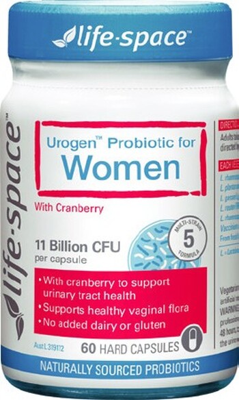 Life-Space Urogen Probiotic For Women 60 Capsules*