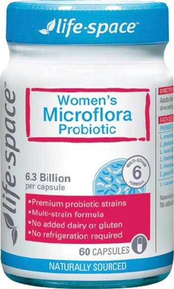 Life-Space Women’s Microflora Probiotic 60 Capsules*