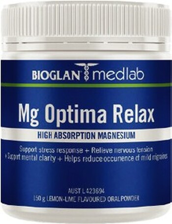 Bioglan Medlab Mg Optima Relax Powder 150g