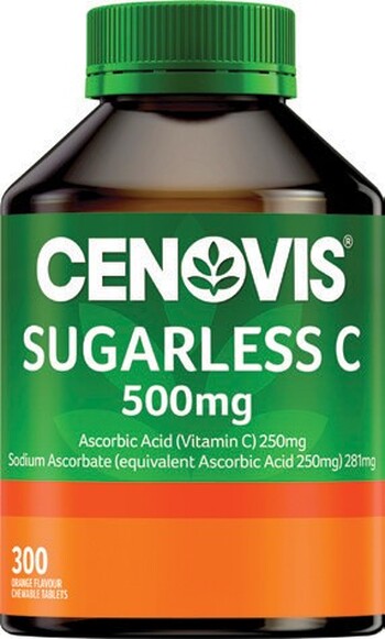 Cenovis Sugarless C 500mg 300 Chewable Tablets*