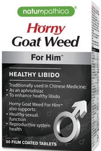 Naturopathica Horny Goat Weed For Him 50 Tablets*
