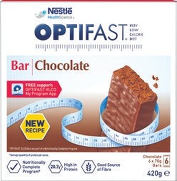 Optifast VLCD Bar Chocolate 6 Pack*