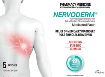 Nervoderm Medicated Patch 5 Pack*