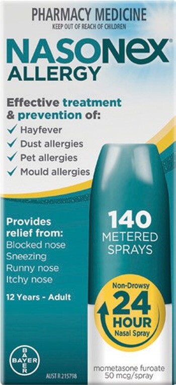 Nasonex Allergy Spray 140 Dose*