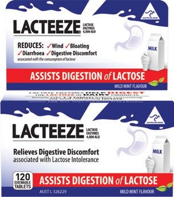 Lacteeze 120 Tablets*