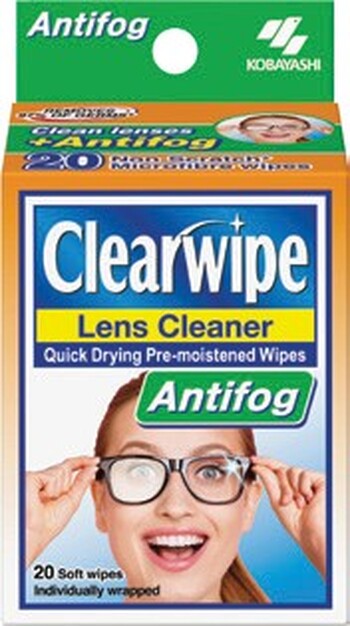 Clearwipe Lens Cleaner with Antifog 20 Pack