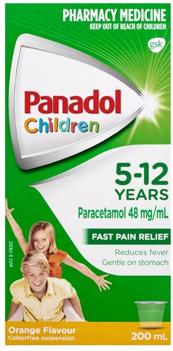 Panadol Children 5-12 Years Orange 200mL^