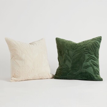 Kiana Quilted Square Cushion by M.U.S.E.
