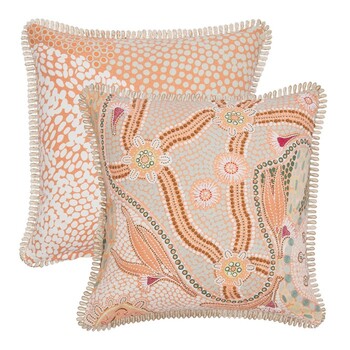 Native Country Square Cushion by Domica Hill