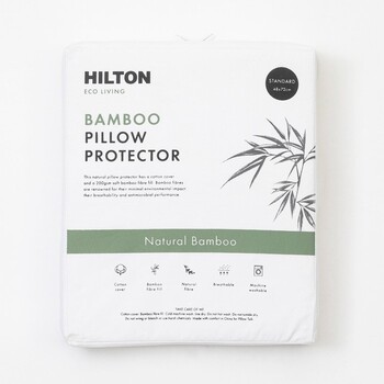 Eco Living Bamboo Pillow Protector by Hilton